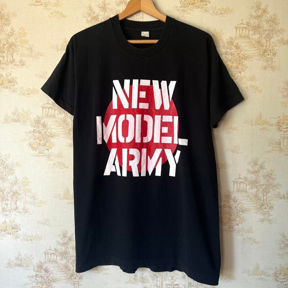 Vintage 80s New Model Army Post Punk Tee | Screen Stars | Size XL